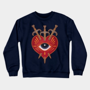 Three of Swords Crewneck Sweatshirt